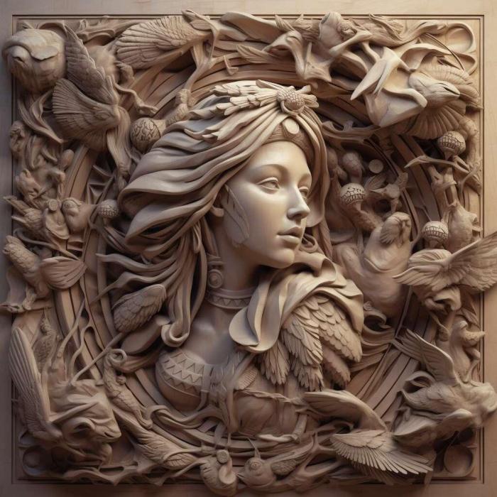 نموذج ثلاثي الأبعاد لآلة CNC 3D Art 